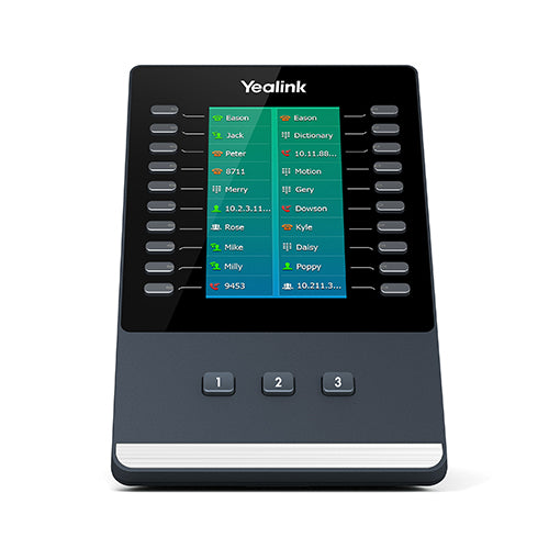 Yealink EXP50 – Erweiterungsmodul, 23 Tasten, für SIP-T58V, SIP-T58A, SIP-T56A und mehr