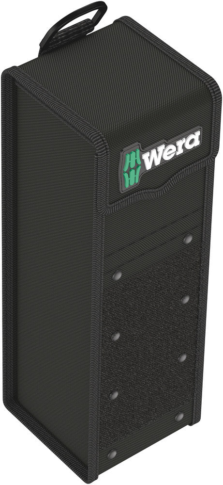 Wera 2go 7 Werkzeugtasche – mit Handgriff, feuchtigkeitsbeständig, schwarz, B 125 × H 120 × T 320 mm