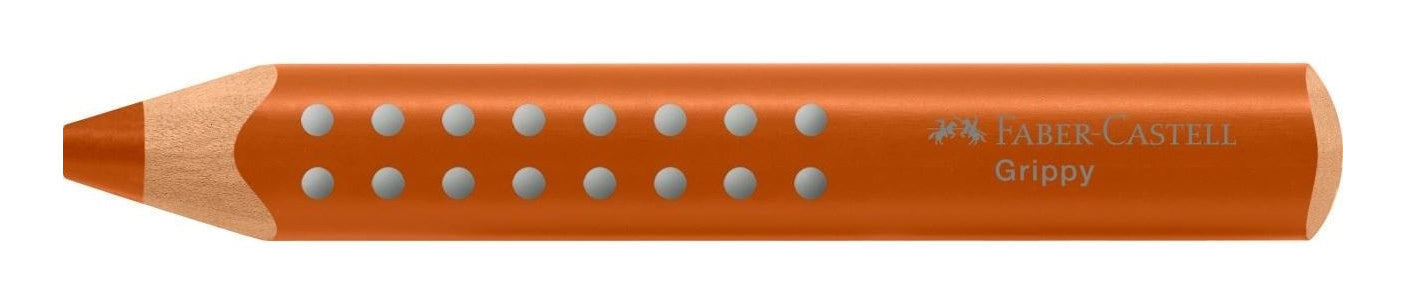 Faber-Castell Grippy Buntstifte – Jumbo, Aquarell, Dreikant, Einzelstift Nussbraun