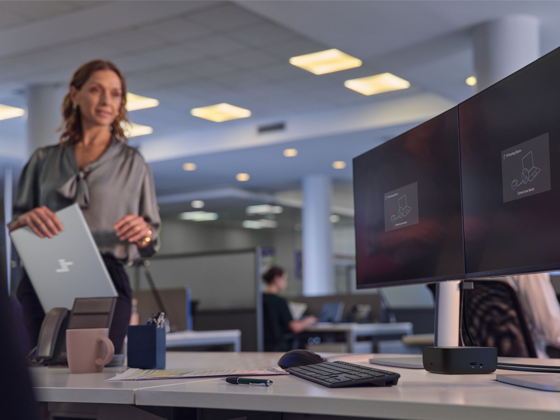 HP G6 Dockingstation – USB-C, 2× DP, 1× HDMI, 3× USB-A, 100 W PD, 25GbE, für Windows/Mac/ChromeOS