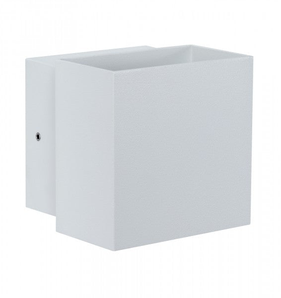 Paulmann Aussenwandleuchte – 355 lm, 6 W – Warmweiss, 2700 K – IP65 – Netzbetrieb – Weiss – Aluminium