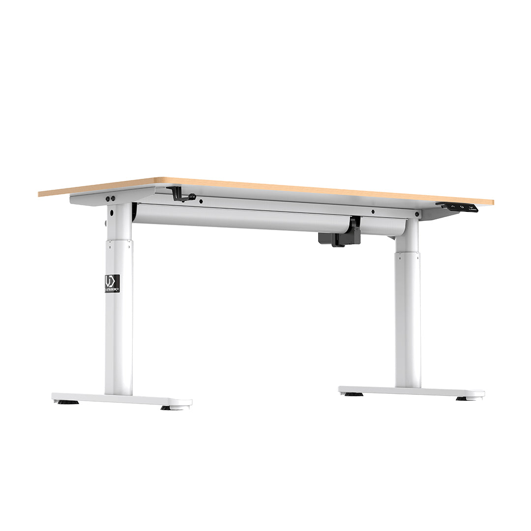 Ultradesk Pulsar Gaming-Tisch – 120 × 60 cm, höhenverstellbar, weiss, Stahl