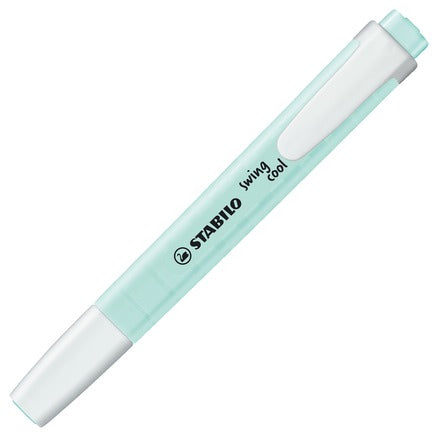STABILO swing cool Pastel Edition Textmarker Set 4 Farben Pastell – Keilspitze, 1–4 mm