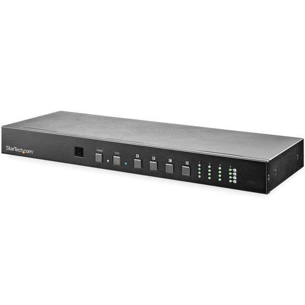 StarTech.com HDMI-Matrix 4x4, 4K 60 Hz, Audio, Fernbedienung, Ethernet-Steuerung