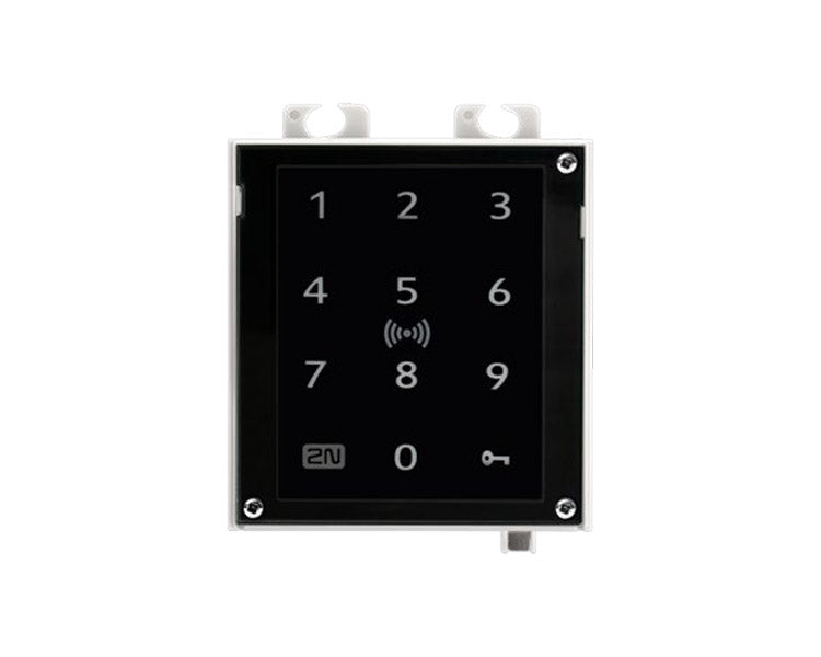 2N Access Unit 2.0 Touch-Tastatur & RFID-Modul – 107 × 28 × 130 mm, schwarz, IP54