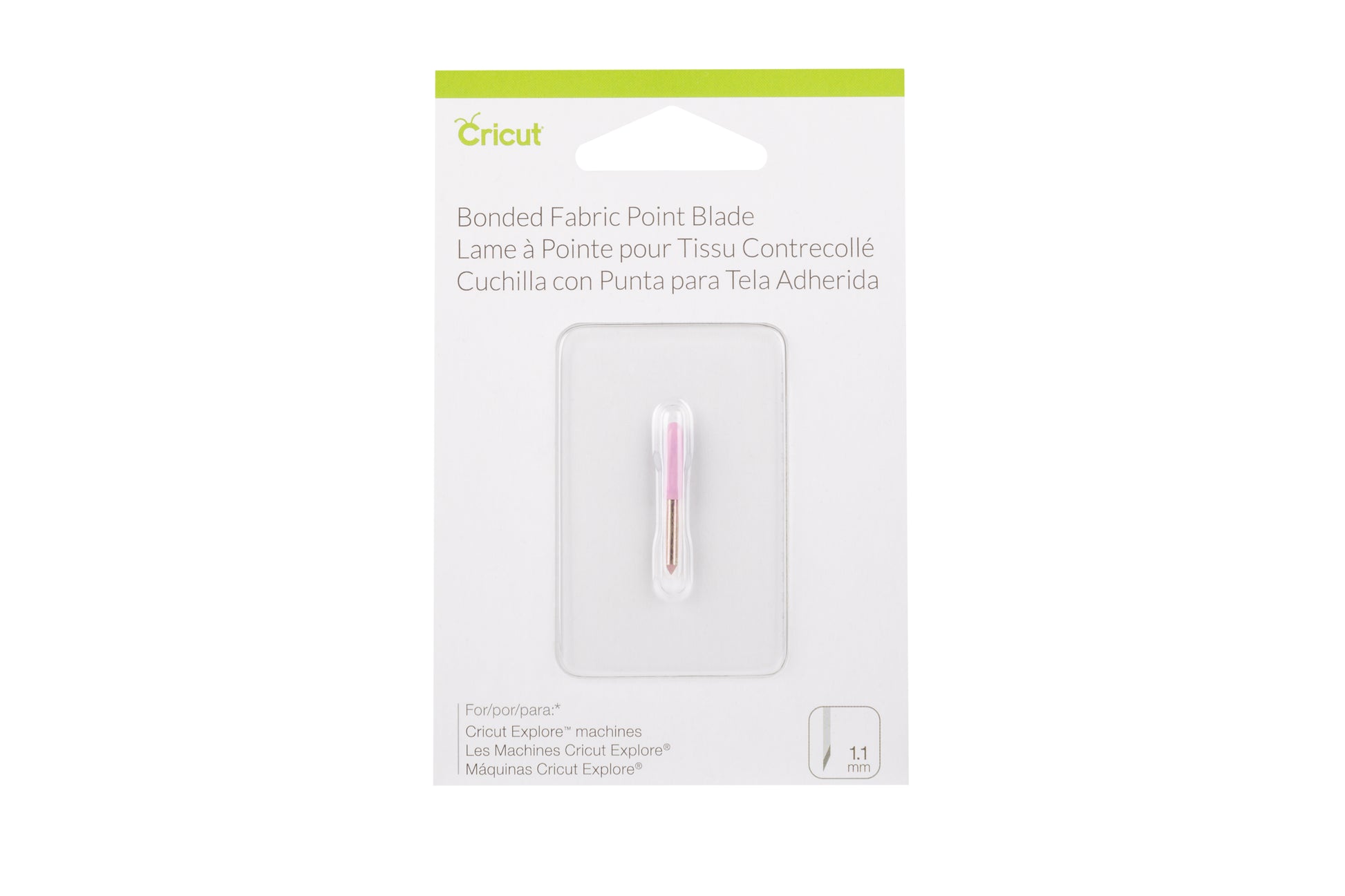 Cricut Bonded-Fabric Ersatzklingen, Rosa – für Cricut Maker 3, 1 Stück