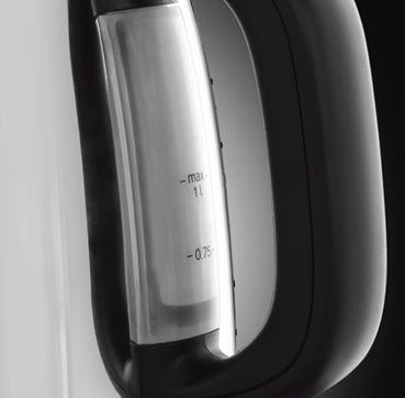 Russell Hobbs Victory Wasserkocher – 1 l, Warmhaltefunktion, Edelstahl, Schwarz, 24990-70
