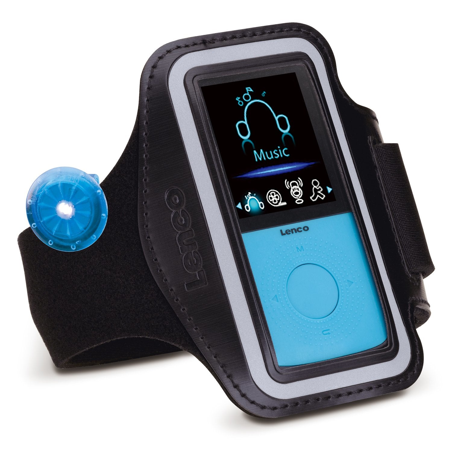 Lenco PODO153-BU – Hi-Res-Player (4 GB, 8 h Akku) – Blau