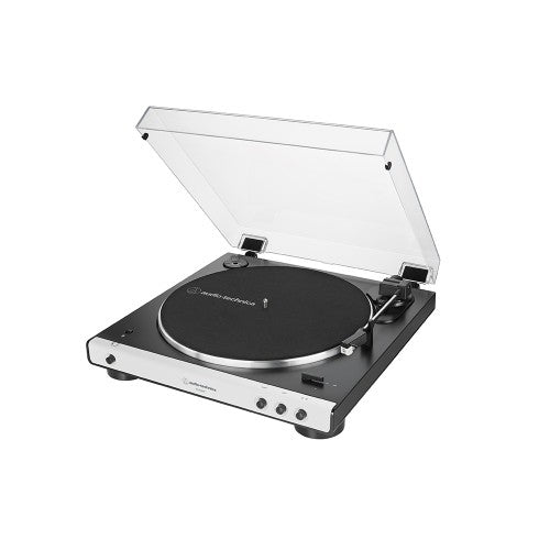 Audio-Technica AT-LP60XBT – Plattenspieler – Riemenantrieb, Bluetooth, Phono-Vorverstärker – Weiss