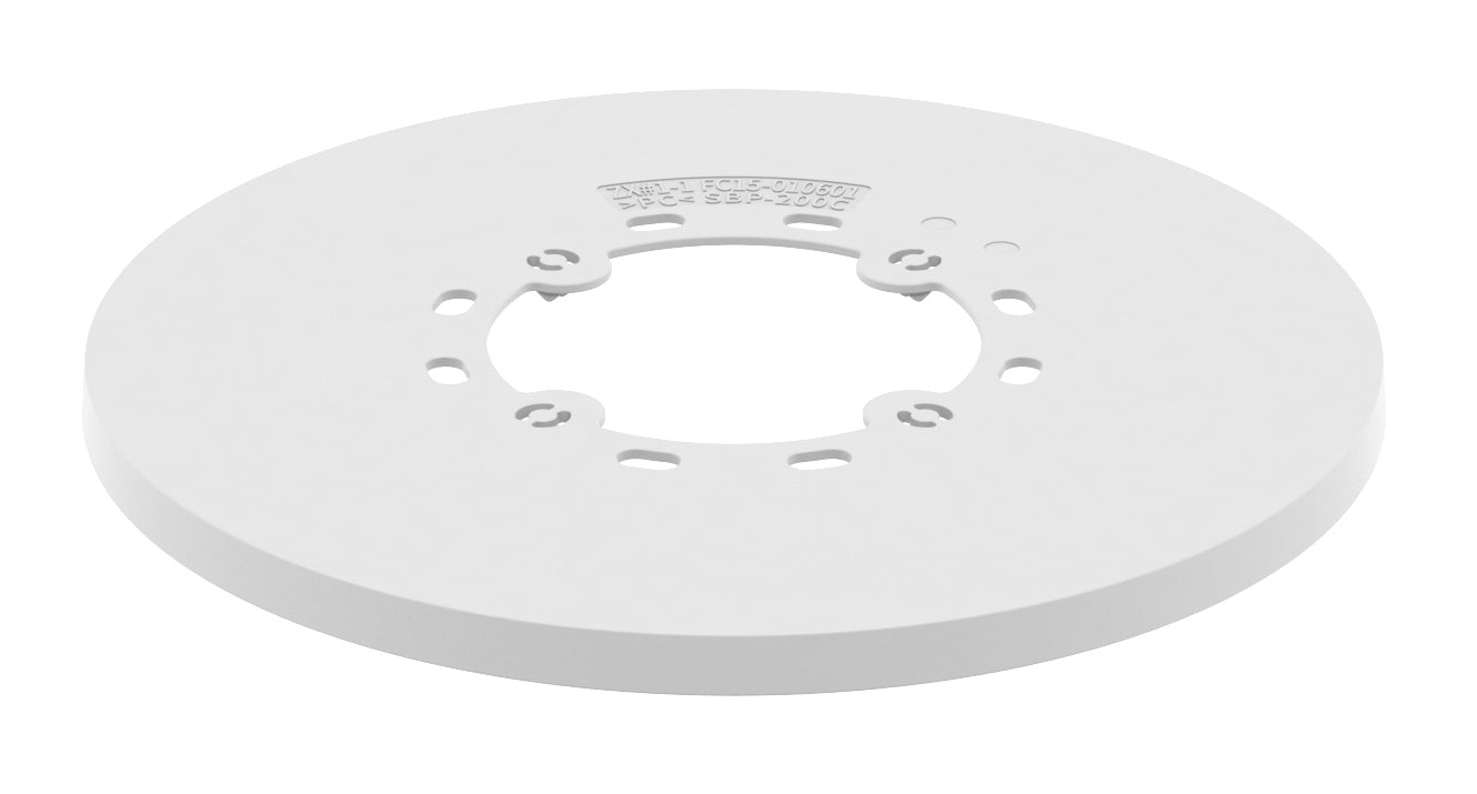Hanwha SBP-200C Abdeckplatte – 211 × 211 × 10 mm, PC – für PNM-C16013RVQ, SBP-250WMW, SBP-400WMW – 5er-Pack
