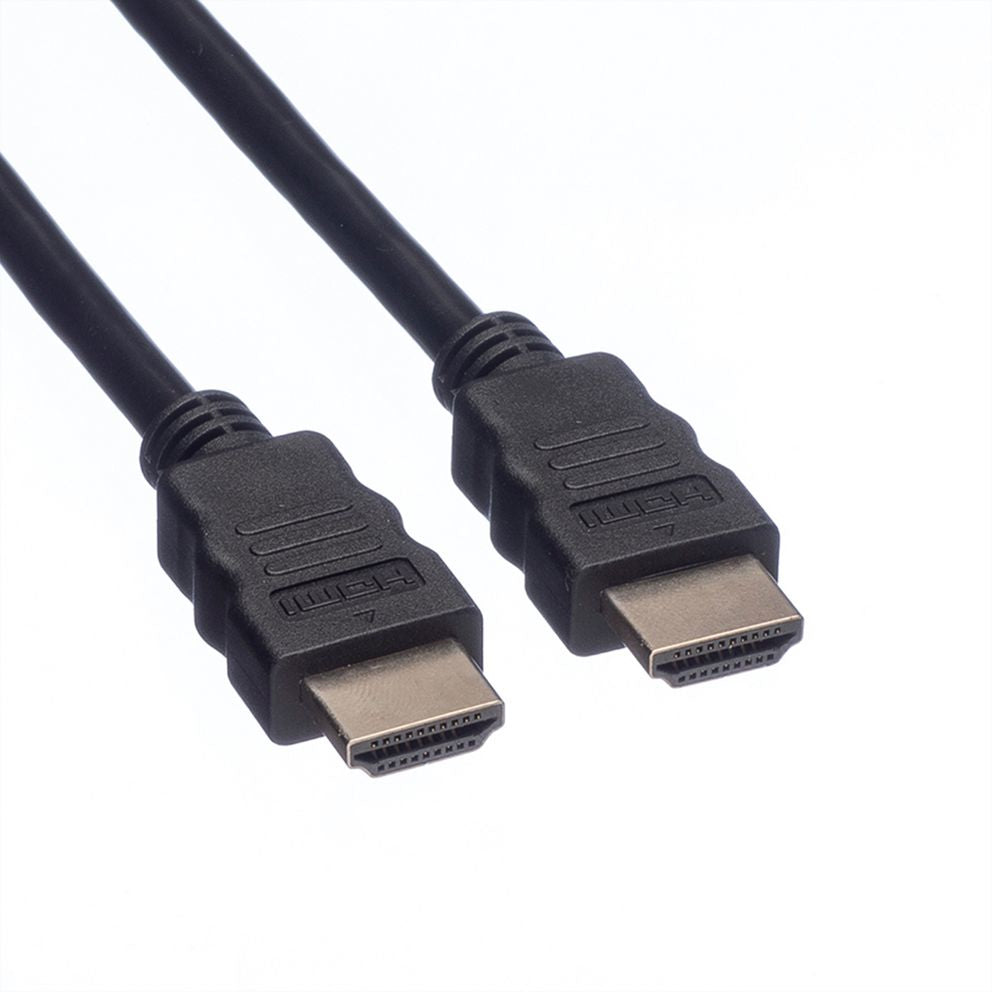 ROLINE HDMI Kabel HDMI 1.4 – 4K 30 Hz – 1 m – ARC, Ethernet