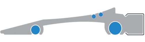 Wedo Schneidelineal – Aluminium – 30 cm – Tuschekante, rutschfest – Silber