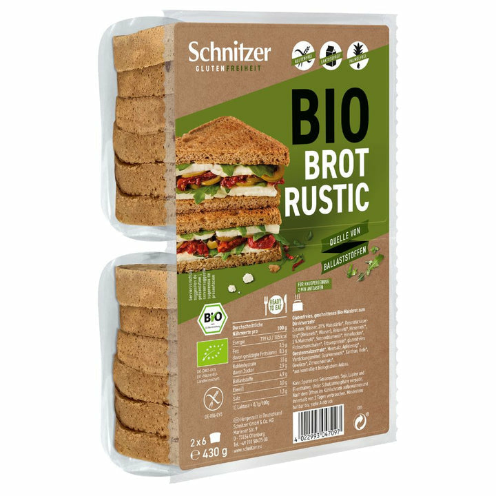 Schnitzer Maisbrot – Bio, glutenfrei – 430 g