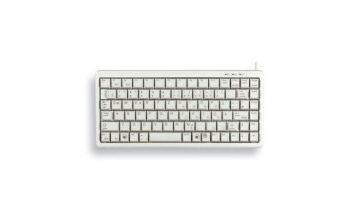 CHERRY G84-4100 – Tastatur, kabelgebunden (USB), FR-Layout (FR), Grau – für Windows