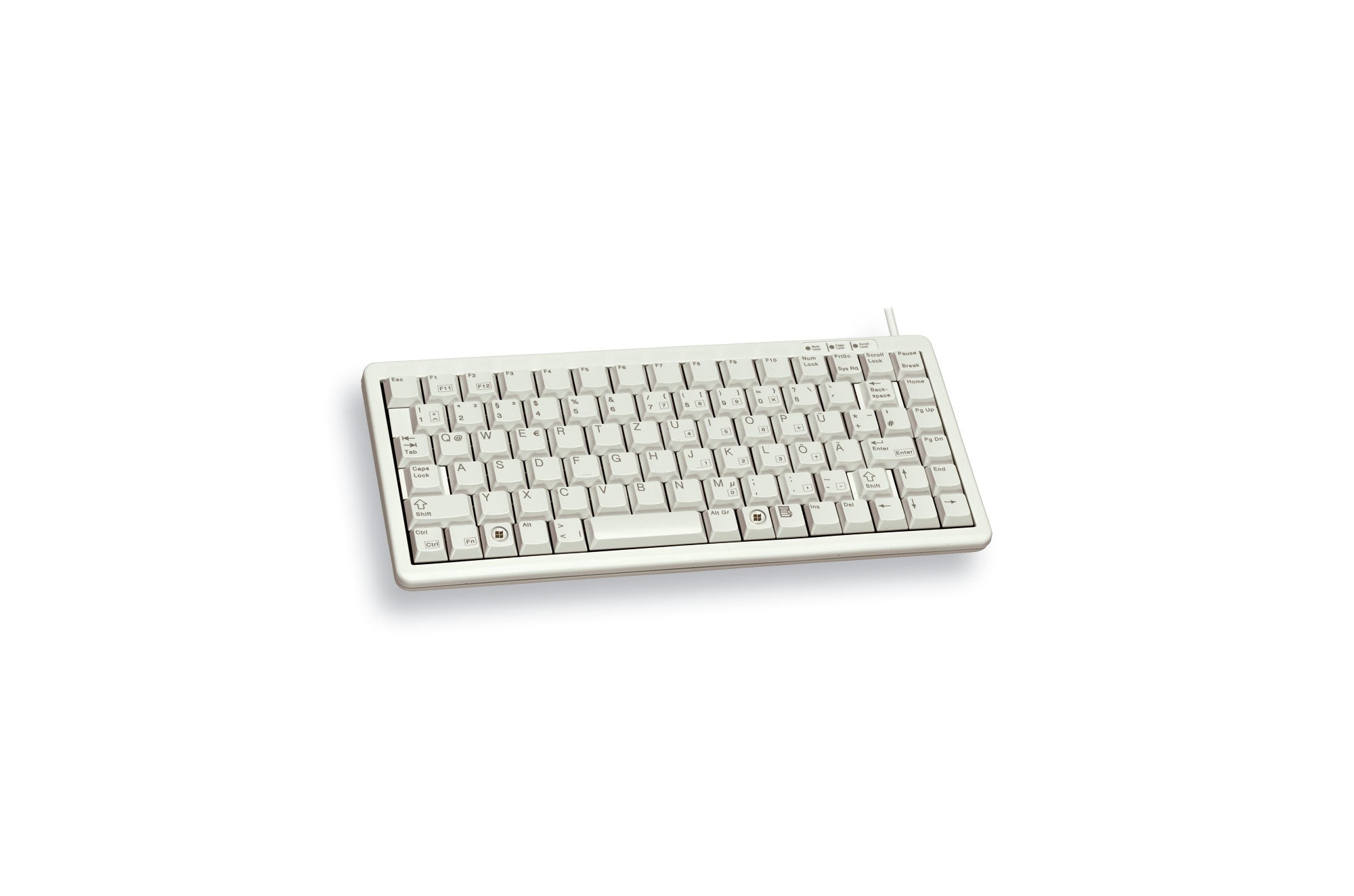 CHERRY G84-4100 – Tastatur, kabelgebunden (USB), UK-Layout (EN), Grau