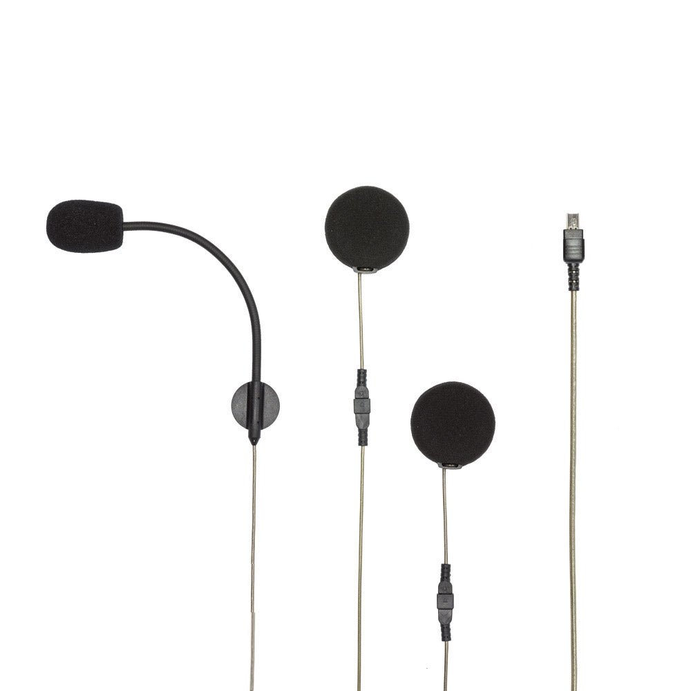 Albrecht BPA400 – Motorrad-Headset – Bluetooth 4.0, Rauschunterdrückendes Boom-Mikrofon – Schwarz – bis 8 h