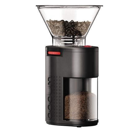 Bodum Bistro Kaffeemühle – Kegelmahlwerk, 220 g, Schwarz