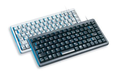 CHERRY G84-4100 – Tastatur, kabelgebunden (USB, PS/2), CH-Layout (DE-CH), grau