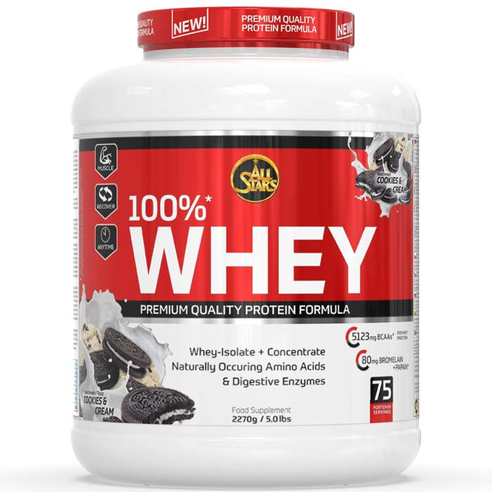 ALL STARS Fitness Products All Stars Whey Protein Creme – 2,27 kg