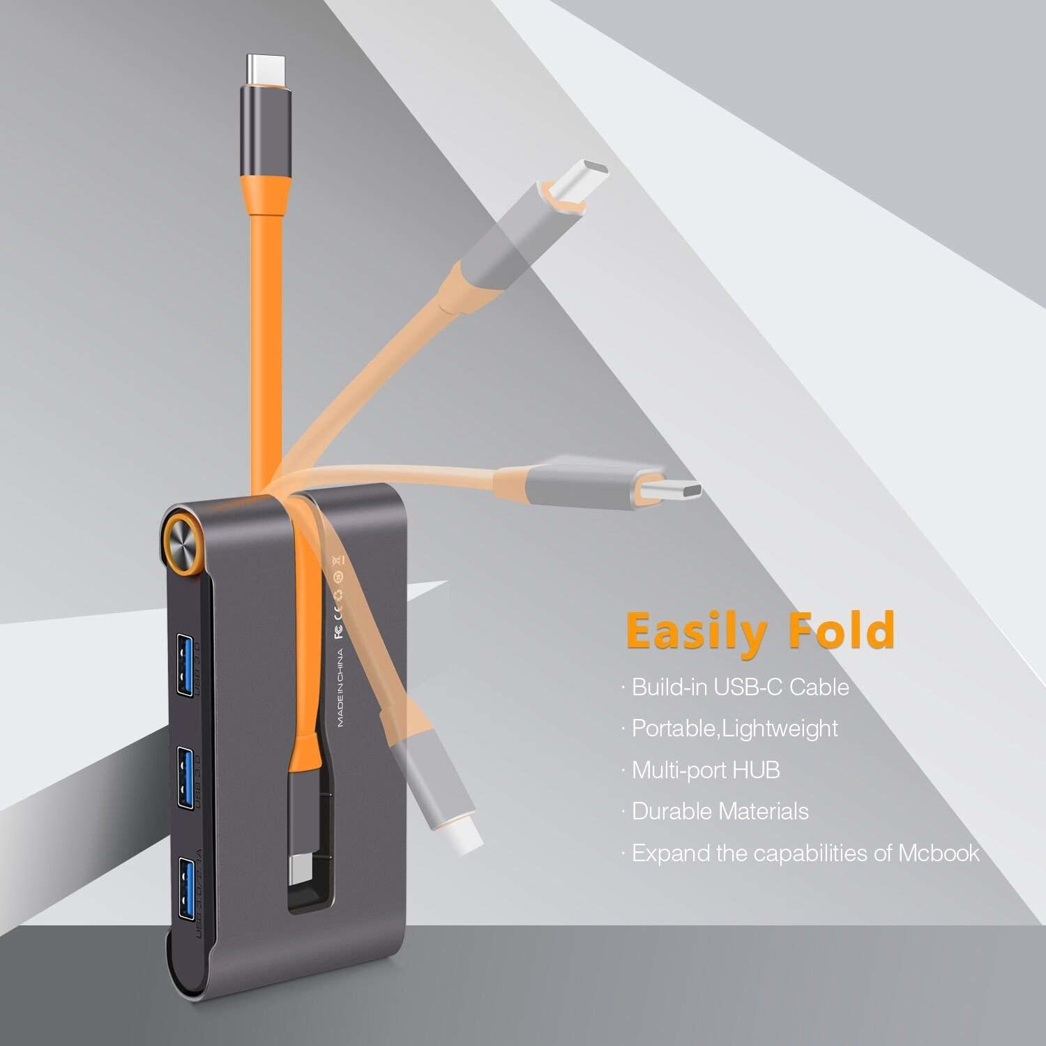 EXSYS EX-1220HM Dockingstation – USB-C, 1× HDMI, 1× VGA, 3× USB-A, GbE, für Windows/Mac/Linux