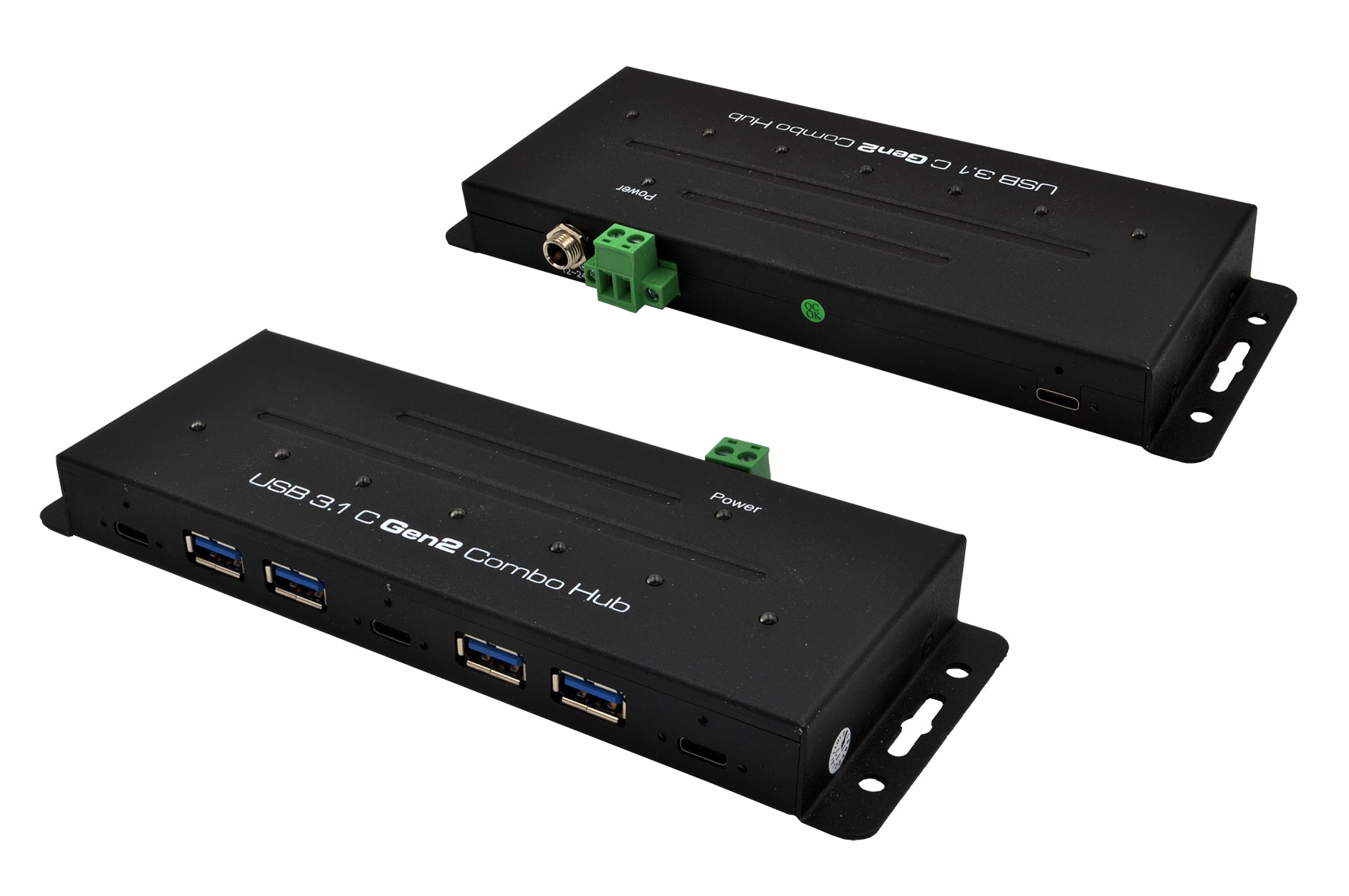 EXSYS EX-1247HMVS USB-Hub – USB-C, 4× USB-A, 3× USB-C, für Windows/Mac/Linux