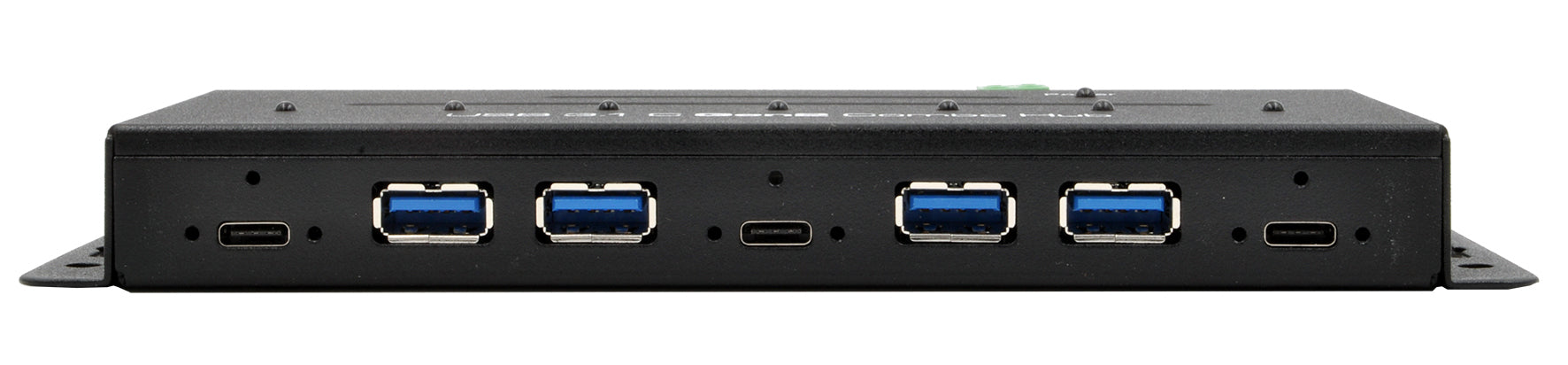 EXSYS EX-1247HMVS USB-Hub – USB-C, 4× USB-A, 3× USB-C, für Windows/Mac/Linux