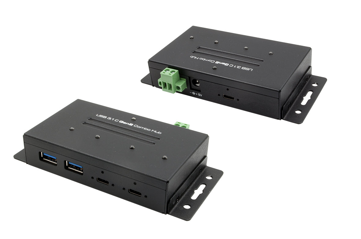 EXSYS EX-1240HMVS USB-Hub – USB-C, 2× USB-A, 3× USB-C, für Windows/Mac/Linux