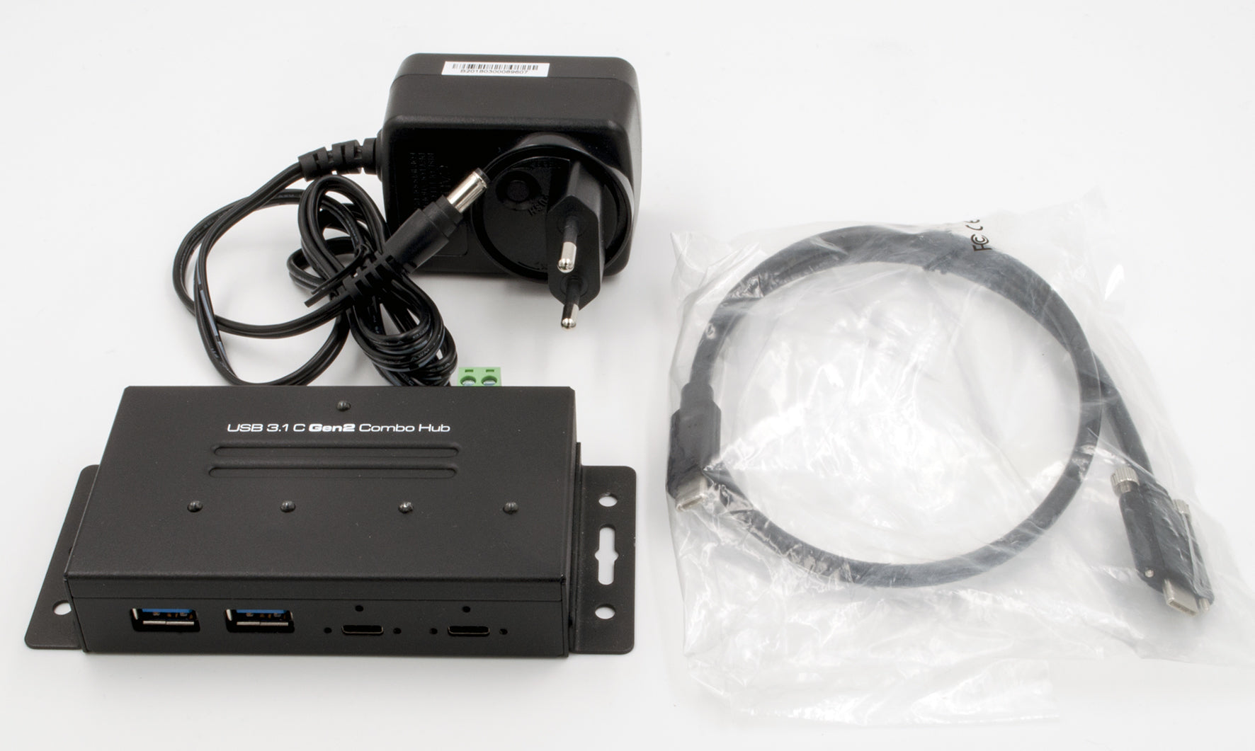 EXSYS EX-1240HMVS USB-Hub – USB-C, 2× USB-A, 3× USB-C, für Windows/Mac/Linux