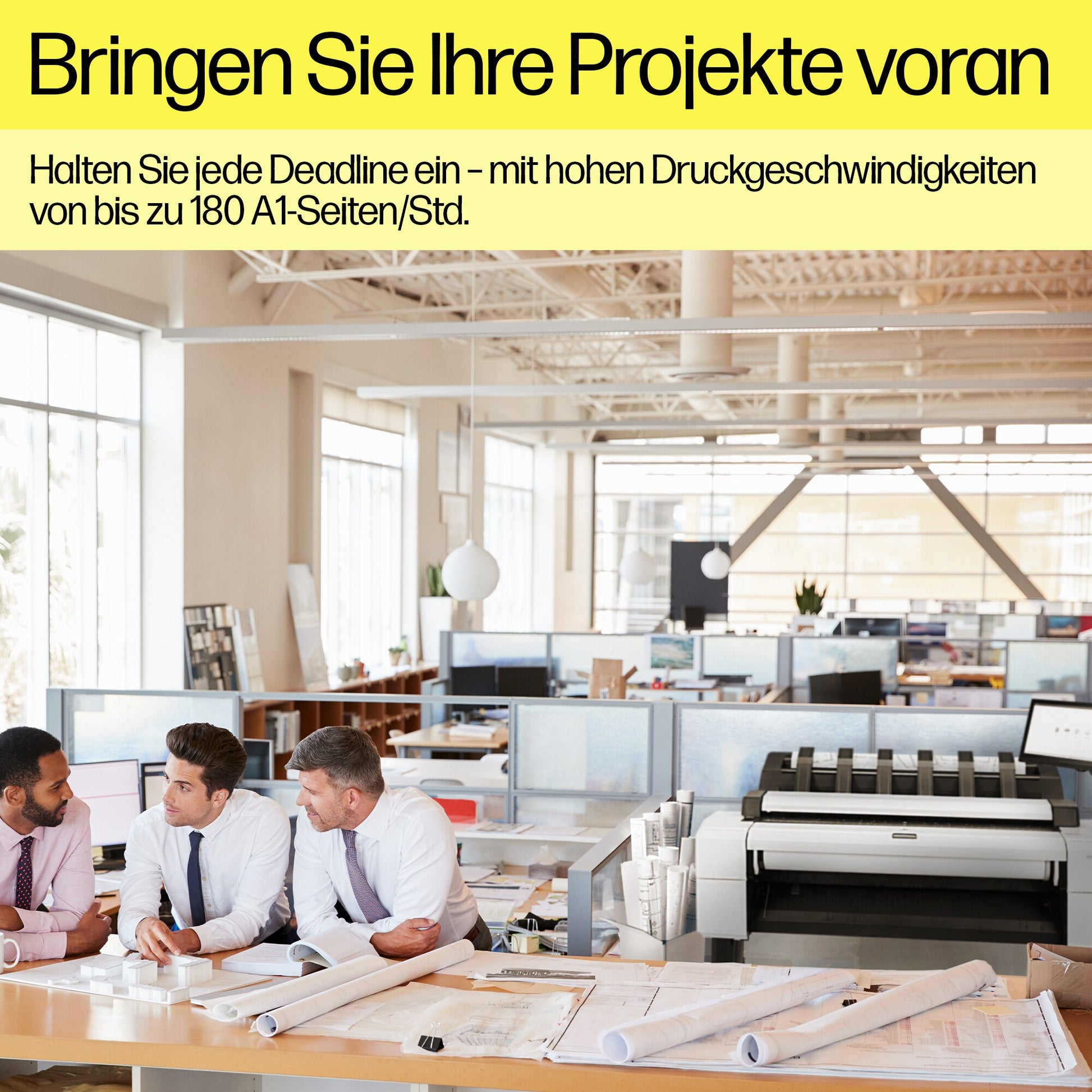 HP DesignJet T1600 – Grossformatdrucker (Plotter), 36", PostScript