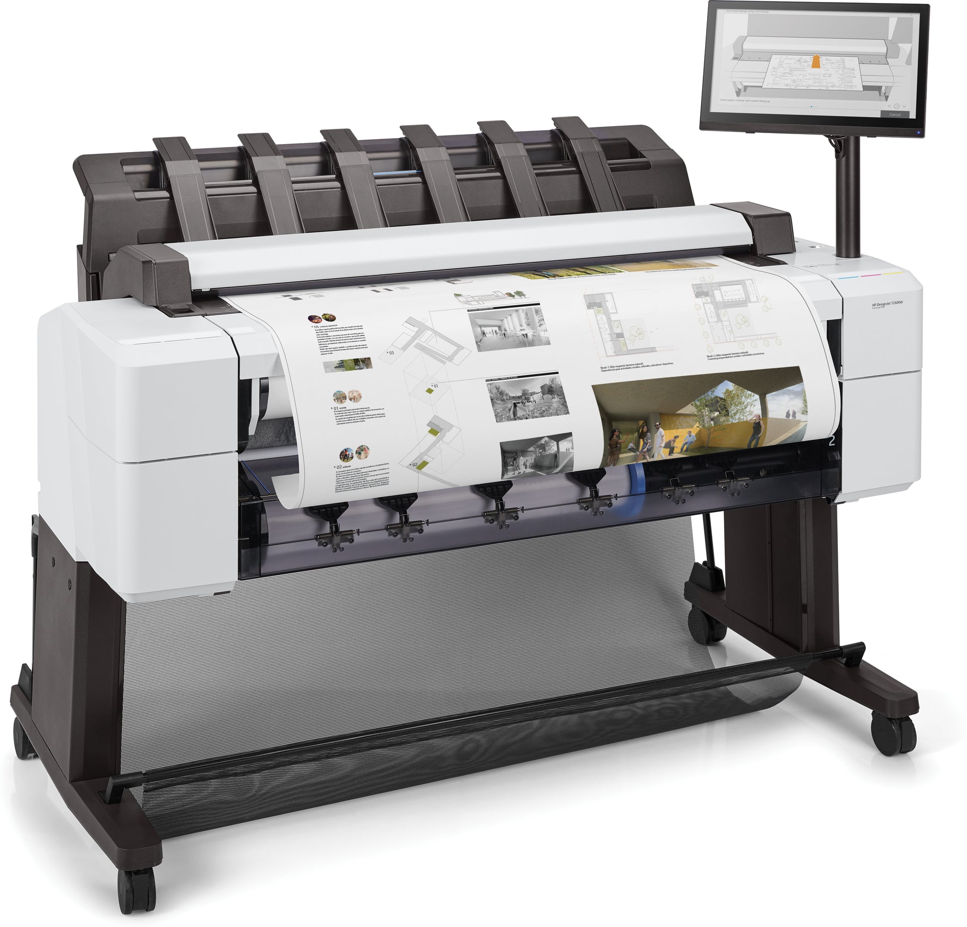 HP DesignJet T2600PS – Grossformat Tintenstrahl-MFP 36", 3-in-1