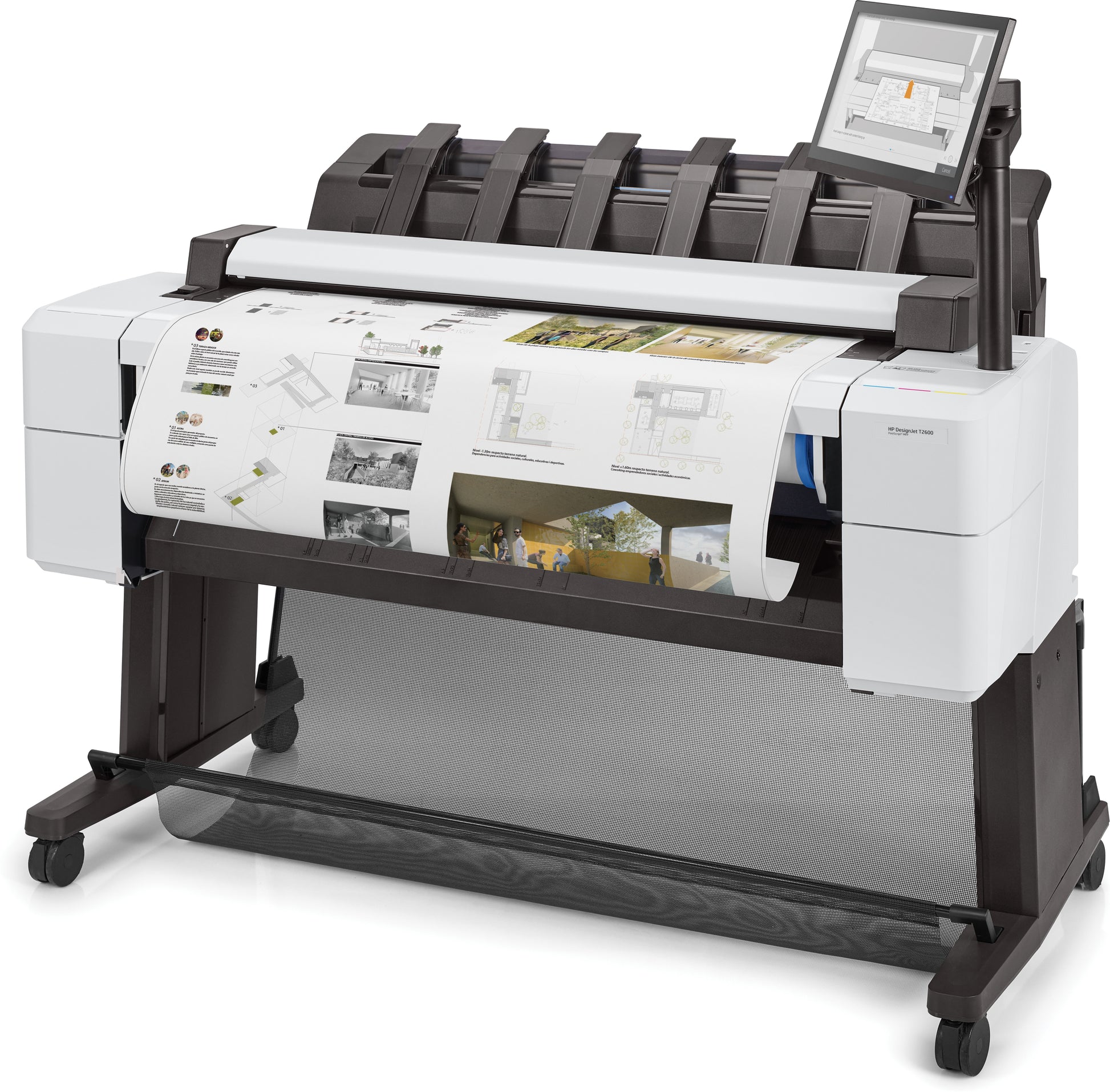 HP DesignJet T2600PS – Grossformat Tintenstrahl-MFP 36", 3-in-1