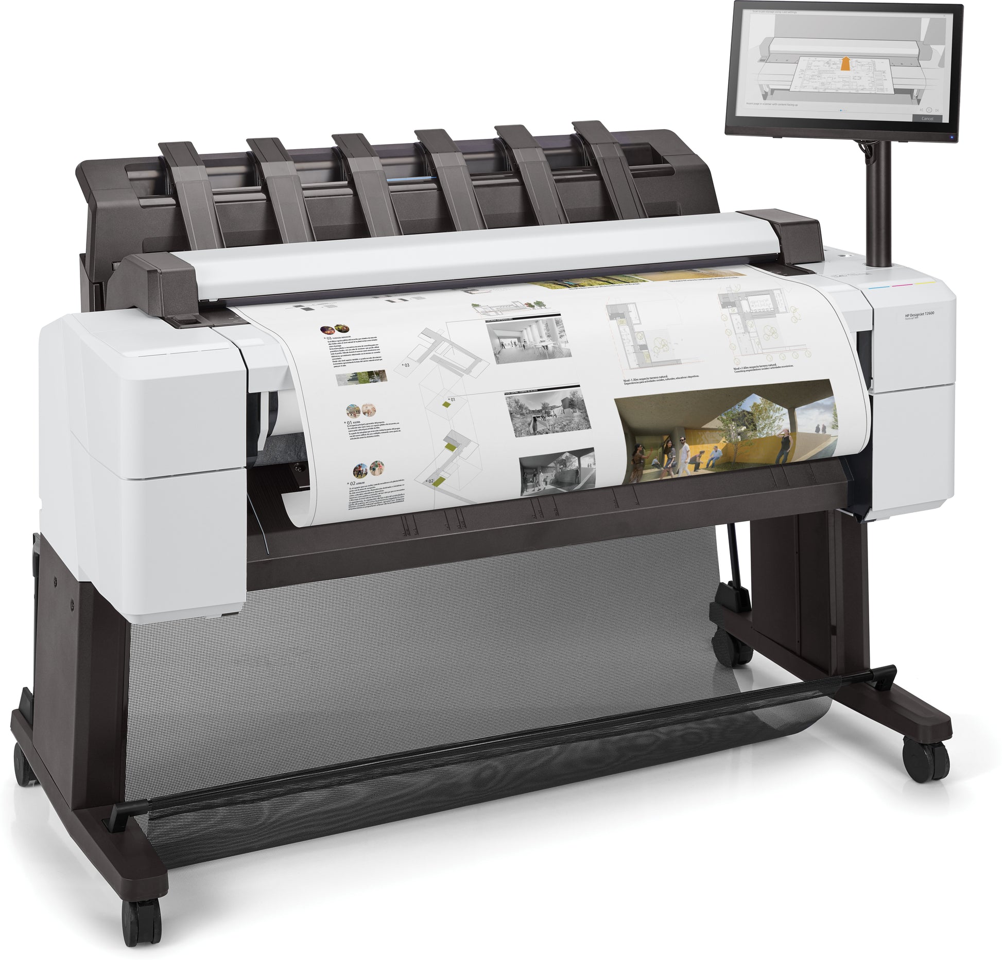 HP DesignJet T2600PS – Grossformat Tintenstrahl-MFP 36", 3-in-1