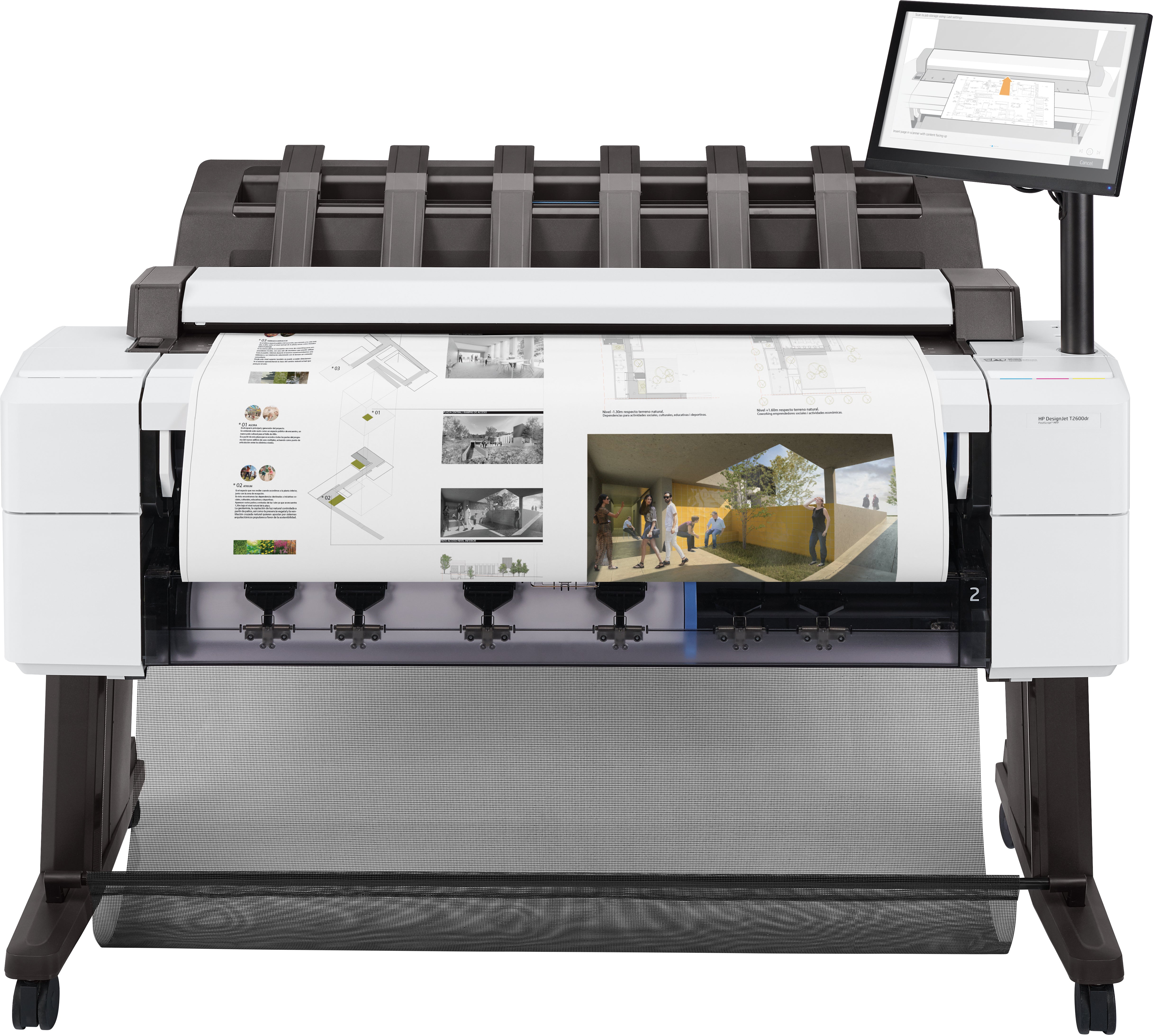 HP DesignJet T2600dr PS – Grossformat Tintenstrahl-MFP 36"