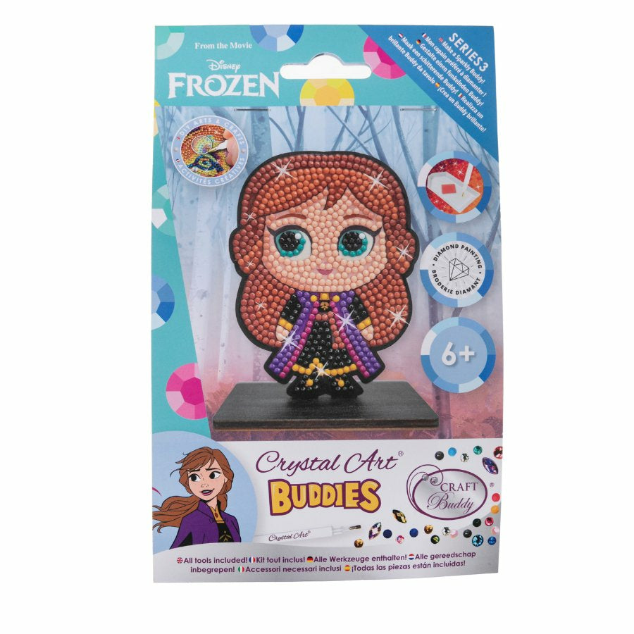 CRAFT Buddy Diamond-Painting-Set Anna – 8 × 11 cm – ab 6 Jahren