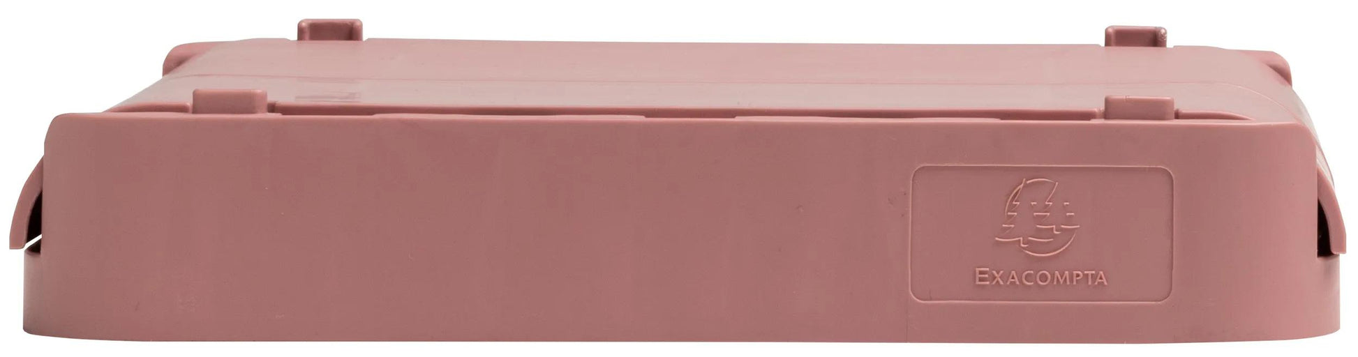 Exacompta Skandi Aufbewahrungsbox – für A6+, klappbar, altrosa, Polypropylen (PP), B 188 × H 95 × T 138 mm