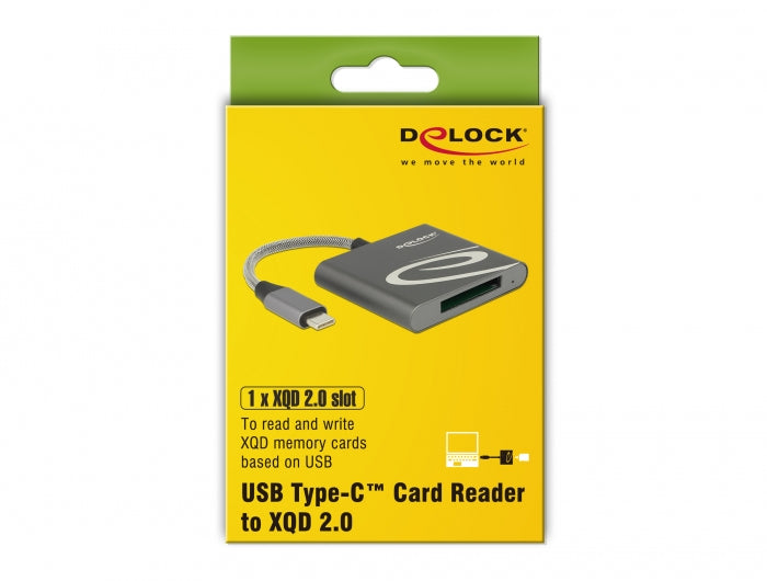 DeLOCK 91746 – Kartenleser USB Type-C, 5 Gbit/s, für CFast 2.0/XQD