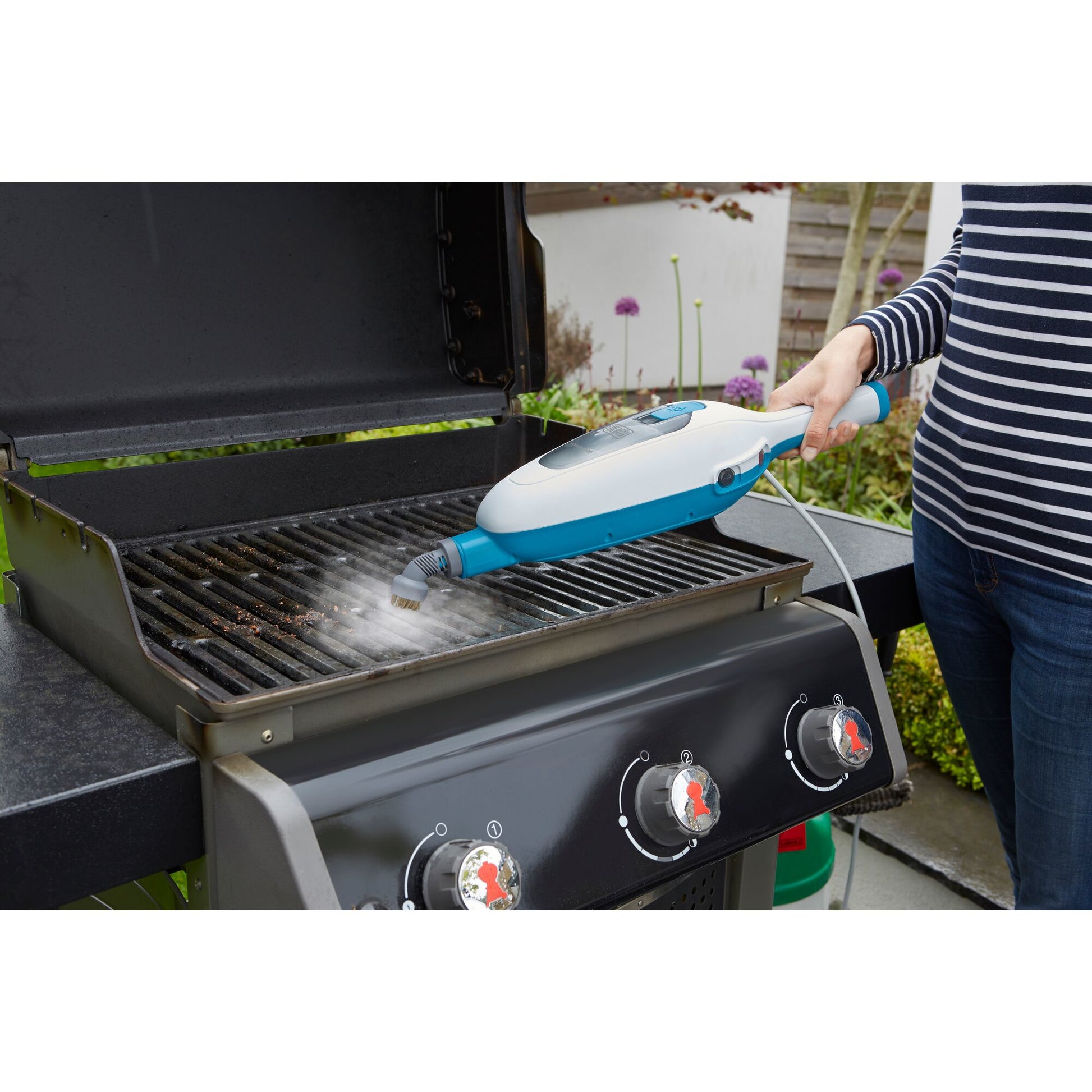Black & Decker Dampfreiniger – 1300 W, 0,4 l, Netzbetrieb, Kabellänge 4,8 m