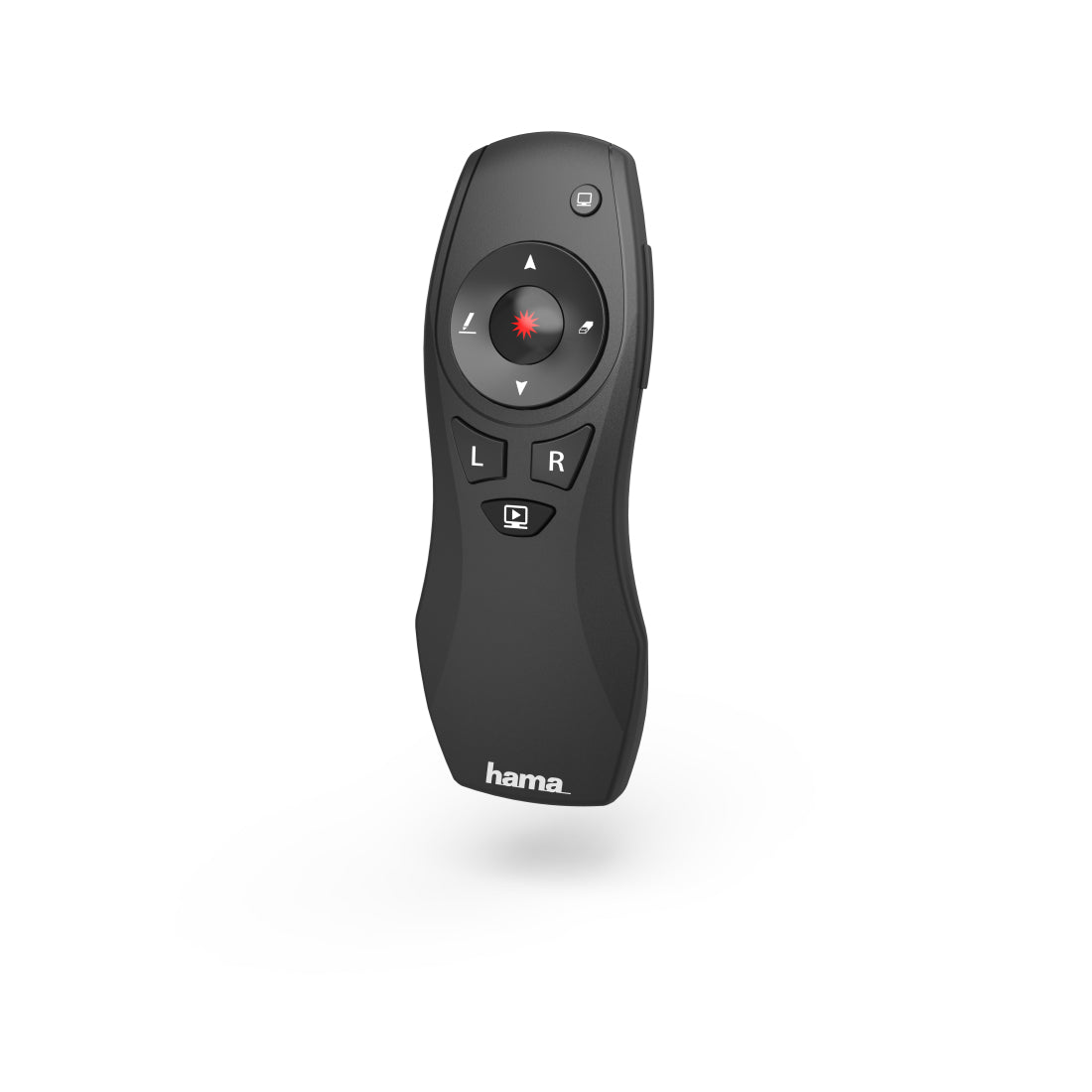 Hama X-Pointer 6 in 1 – Presenter – Roter Laser, 2,4 GHz, Bluetooth, Dongle, Reichweite 15 m, Air-Maus-Funktion