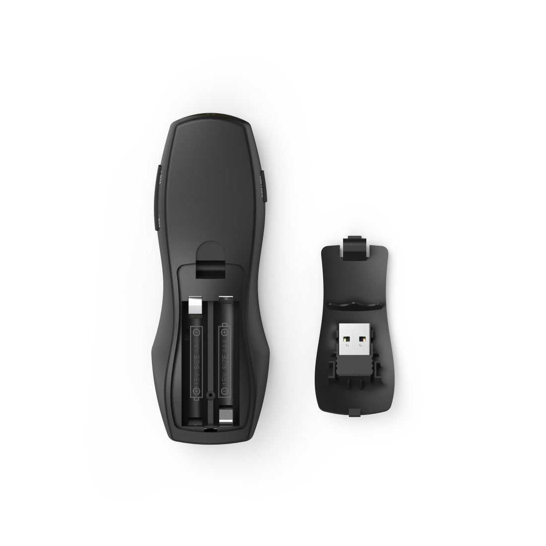 Hama X-Pointer 6 in 1 – Presenter – Roter Laser, 2,4 GHz, Bluetooth, Dongle, Reichweite 15 m, Air-Maus-Funktion