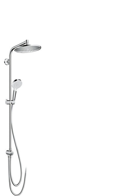 Hansgrohe Duschsystem Crometta S 240 Reno – 35,8×46,8×146,8 cm, Kunststoff, ohne Mischer, Chrom
