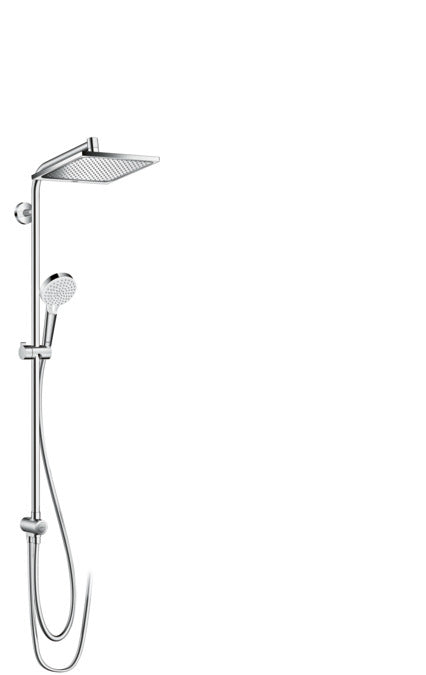 Hansgrohe Duschsystem Crometta E 240 Reno – 146,8 cm, Kunststoff, Schlauch 1,6 m, Chrom
