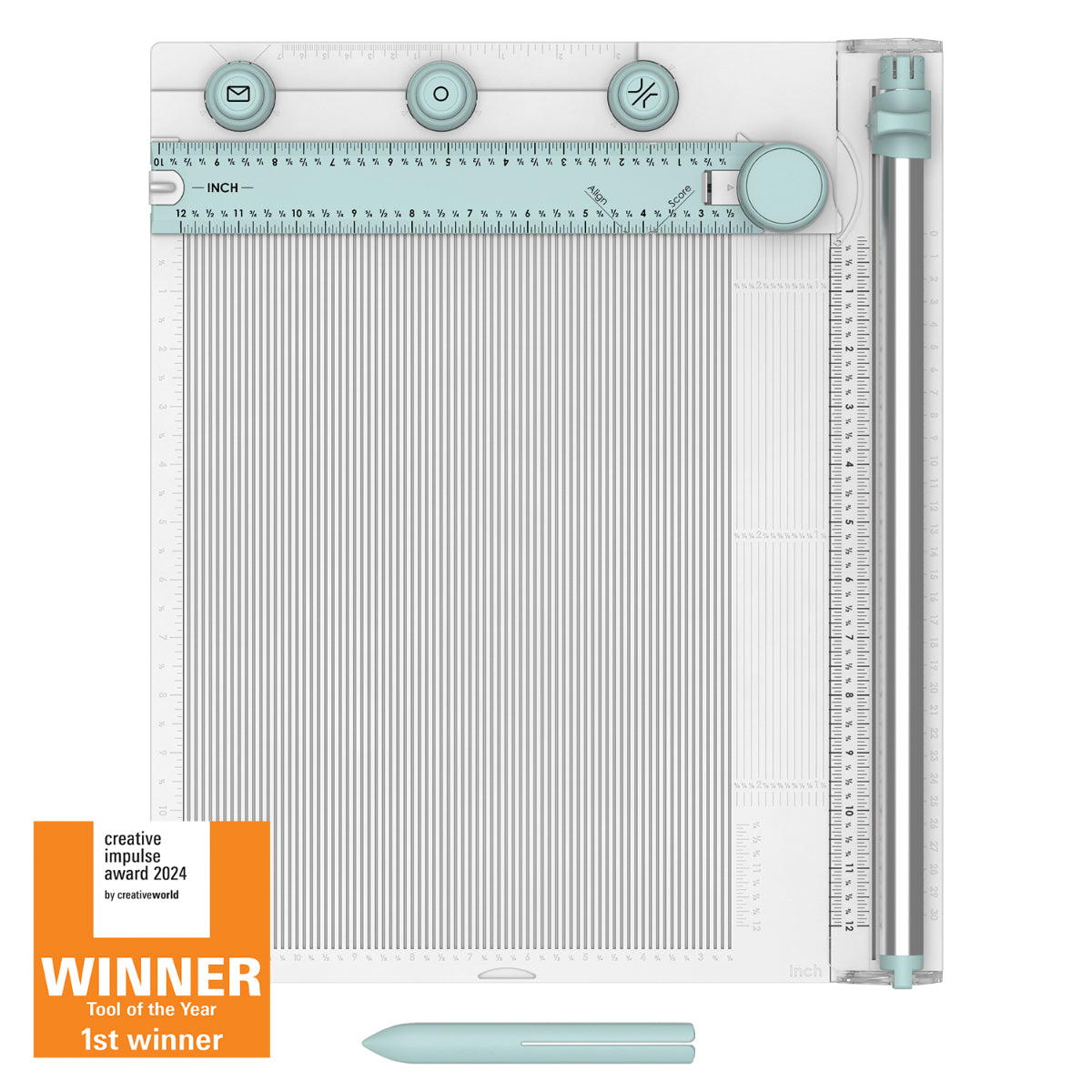 Sizzix 665797 – Stanz- & Prägemaschine, 30 × 30 cm, inkl. 2 Klingen, weiss