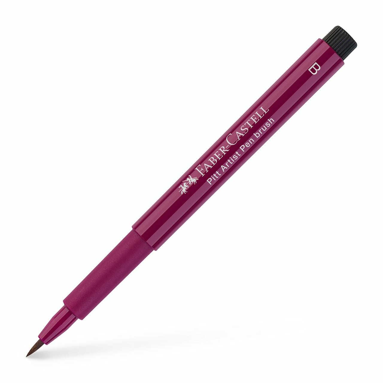 Faber-Castell Pitt Artist Pen Pinselstift – 2,5 mm, pigmentiert, wasserfest, magenta