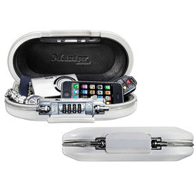Master Lock Tresor – Elektronikschloss – 0,7 l – schlagfest – tragbar – Weiss