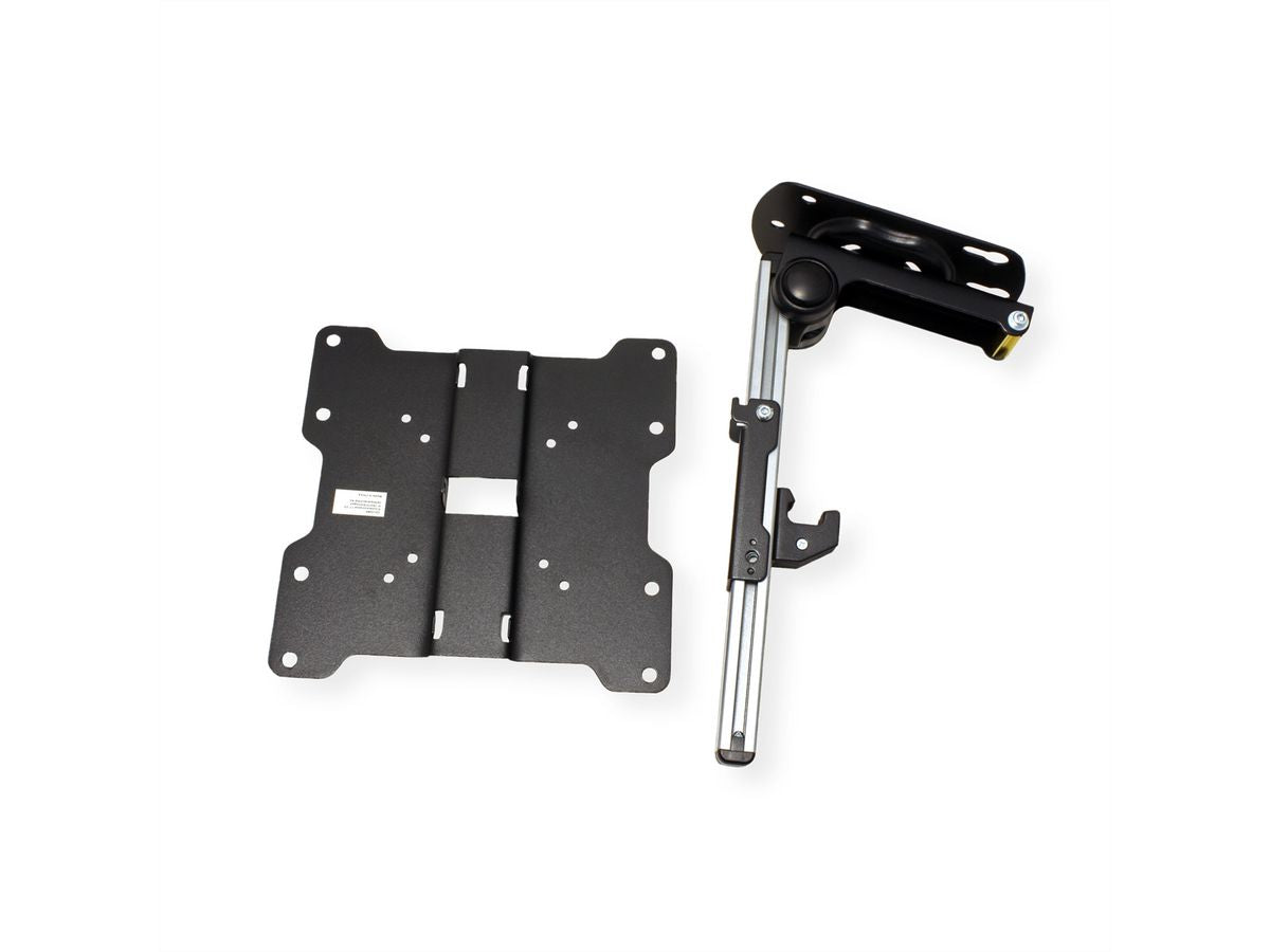 VALUE Deckenhalterung – 17–37" – VESA 75×75–200×200 – bis 20 kg, Teleskopmast, neigbar – schwarz