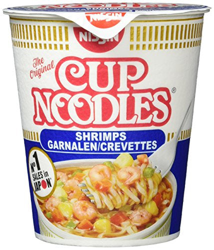 Nissin Cup Noodles Instantnudeln Crevetten Becher – 63 g