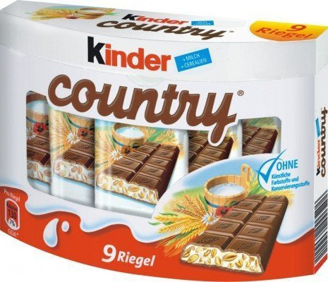 Ferrero Kinder Country – Milchschokolade – 211 g