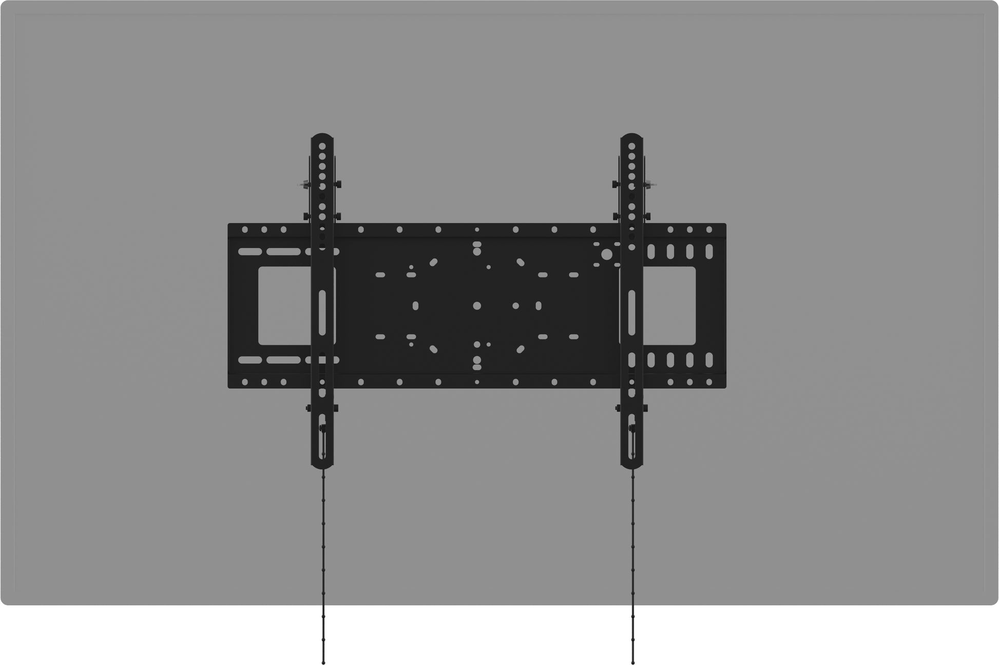 Vision Wandhalterung – neigbar – 37–75" – VESA 200×200–600×400 – bis 100 kg – VFM-W6X4T, Schwarz