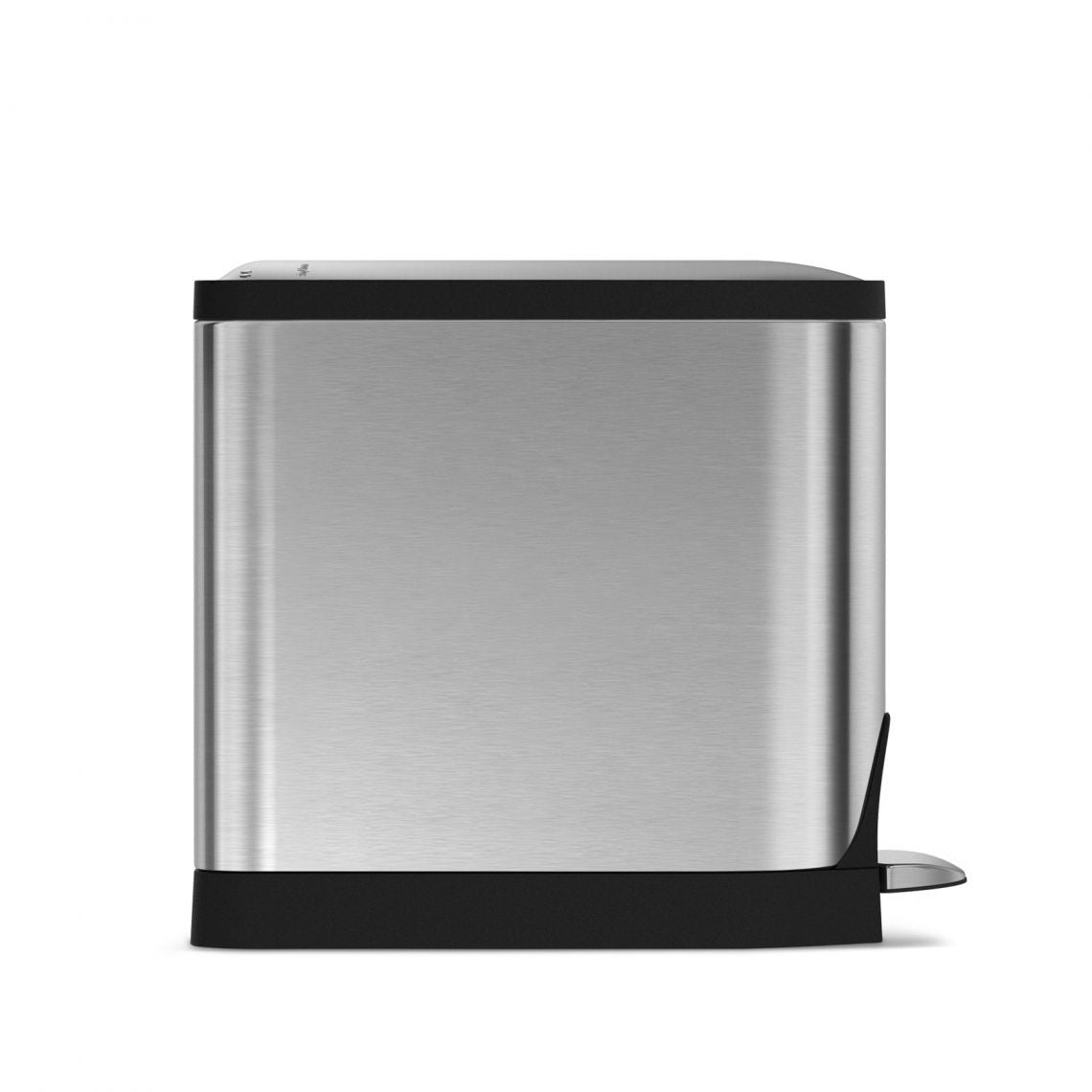 simplehuman Papierkorb – 10 l – Edelstahl – Ø 397 × H 347 mm