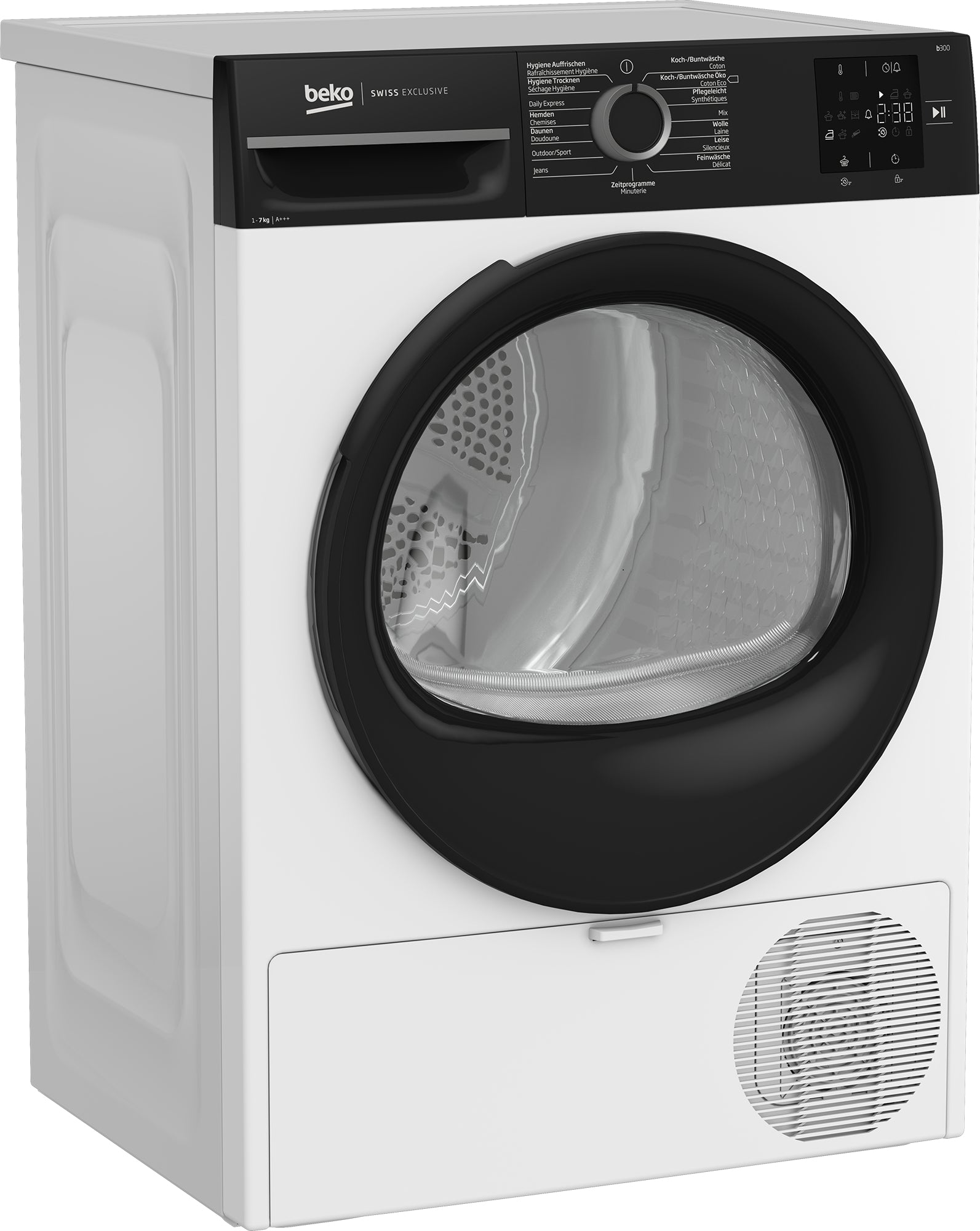 Beko Wäschetrockner TR207 – 7 kg, Wärmepumpe, Energieklasse C, 64 dB – Weiss